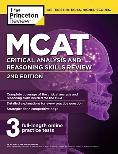 Mcat critical analysis and - analysis,