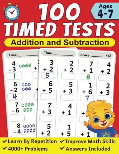 100 timed tests for - tests, addition