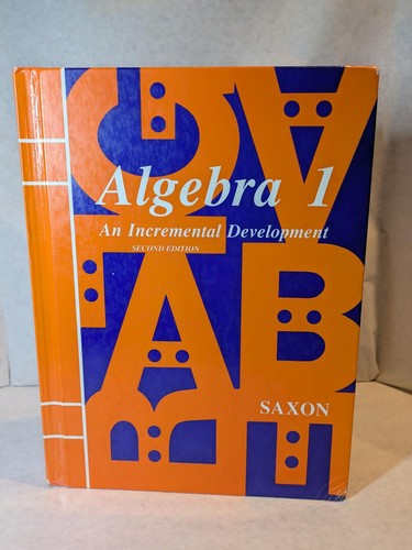 Saxon algebra hardcover - algebra, 1